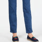 Calça jeans feminina Charter Club Bristol Skinny Leg, azul, tamanho 2, pequena