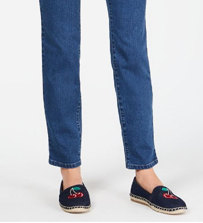 Calça jeans feminina Charter Club Bristol Skinny Leg, azul, tamanho 2, pequena