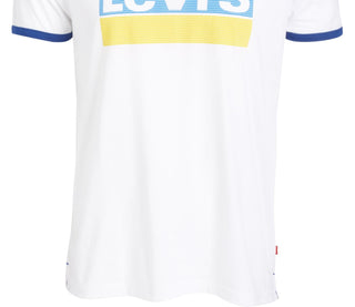 Levi's Men's Teesdale Logo T-Shirt White Size Medium