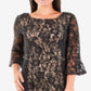 Vestidos casuais femininos New York Collective, pretos, tamanho extragrande