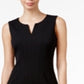 Vestido Calvin Klein Feminino com Decote Dividido Preto Tamanho 4 Petite