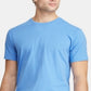 Camiseta Ralph Lauren Masculina de Algodão Enzimático com Gola Redonda Azul Tamanho Grande