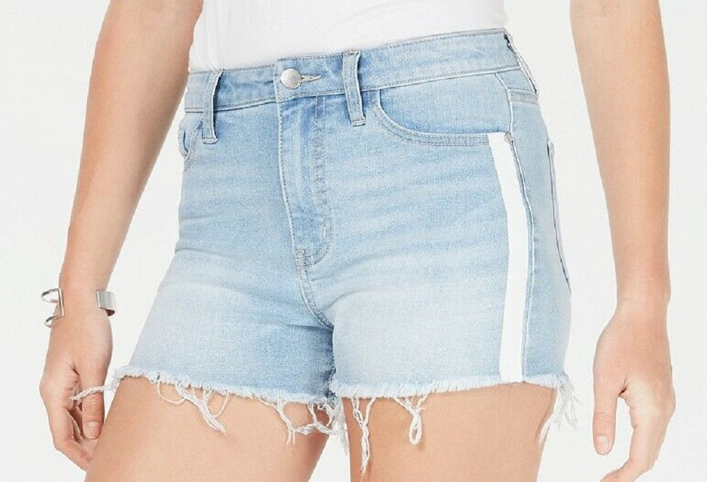 Shorts jeans listrado Tinseltown Junior's Side, azul, tamanho 11