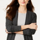 Cardigan longo térmico waffle feminino Style &amp; Co, cinza, tamanho pequeno P
