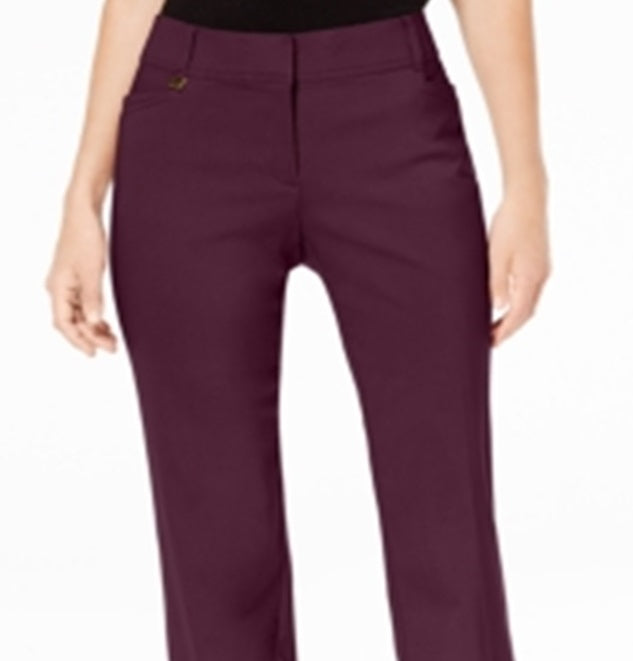 Calça Curta Feminina JM Collection com Controle de Barriga Curvy Fit Vermelha Tamanho 24X4,5