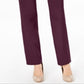 Calça Curta Feminina JM Collection com Controle de Barriga Curvy Fit Vermelha Tamanho 24X4,5