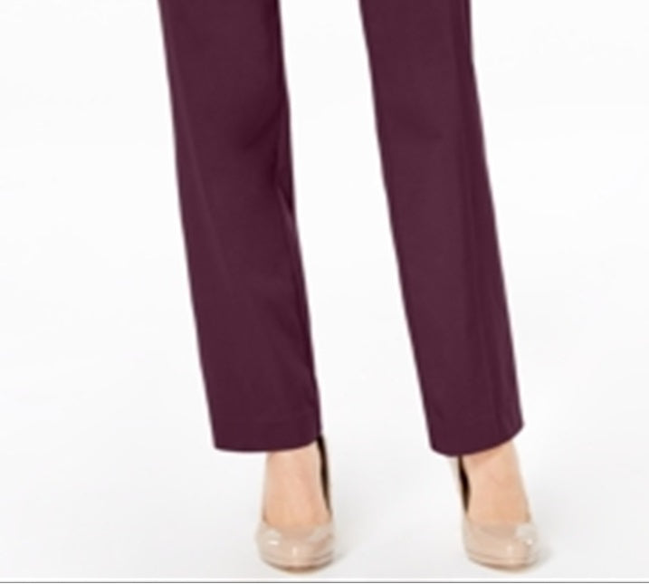 Calça Curta Feminina JM Collection com Controle de Barriga Curvy Fit Vermelha Tamanho 24X4,5