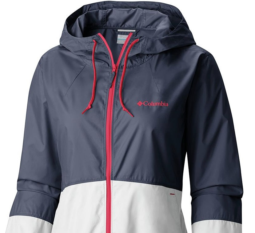 Jaqueta corta-vento feminina Columbia Flash Forward azul tamanho médio