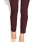 Calça skinny Alfani feminina com controle de barriga, vermelha, tamanho 12, pequena