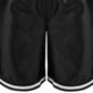 Shorts de basquete Ideology Little Boy's, preto, tamanho 6