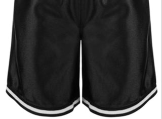 Shorts de basquete Ideology Little Boy's, preto, tamanho 6