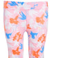 Leggings estampadas florais Champion para meninas, tamanho 3T, rosa