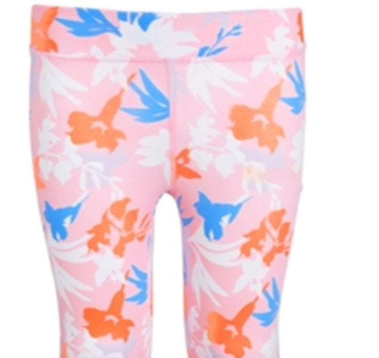 Leggings estampadas florais Champion para meninas, tamanho 3T, rosa
