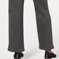 Calça de lã ativa com bolso lateral feminina Karen Scott, preta, tamanho X-S