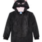 Macacão de gato Max &amp; Olivia Little &amp; Big Girl's Pijama preto tamanho M