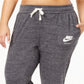 Calça Capri Nike Feminina Bolsos Heathered Active Wear Cinza Tamanho 3X