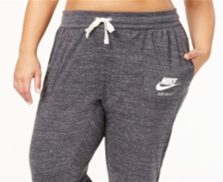 Calça Capri Nike Feminina Bolsos Heathered Active Wear Cinza Tamanho 3X