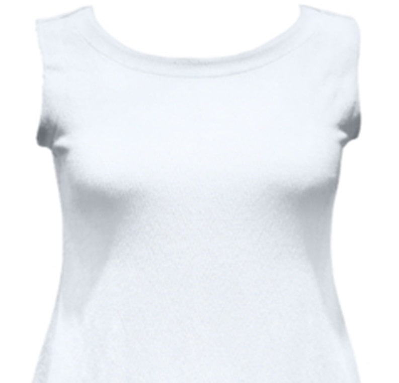 JM Collection Regata feminina texturizada com botões, branca, tamanho grande