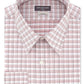 Camisa social xadrez masculina Van Heusen resistente a rugas, vermelha, tamanho 4XL