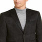 Ralph Lauren Masculino Classic Fit Camurça Sintética Casaco Esportivo Preto Tamanho 41