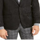 Ralph Lauren Masculino Classic Fit Camurça Sintética Casaco Esportivo Preto Tamanho 41