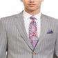 Ralph Lauren Masculino Classic Fit UltraFlex Stretch Stripe Suit Jaqueta Separada Cinza Tamanho 42