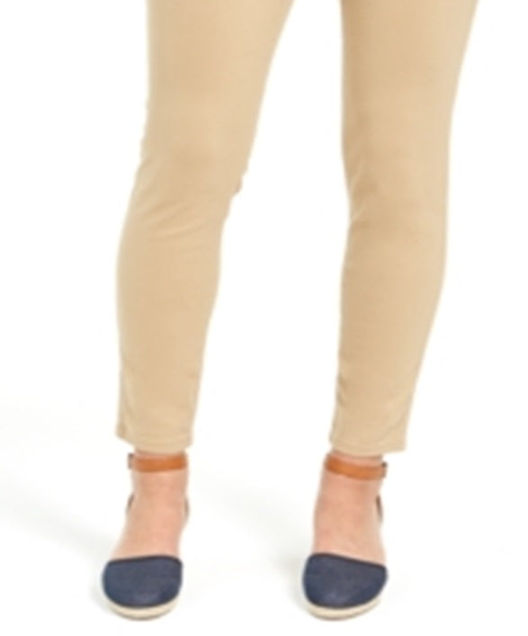 Jeans Curvy Fit Skinny Fashion Feminino Estilo &amp; Co Marrom Tamanho 12