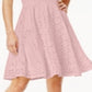 Vestido feminino Charter Club com ajuste evasê e renda, rosa, tamanho extragrande