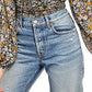 Blusa Mabel com cadarço feminina Free People, preta, tamanho pequeno