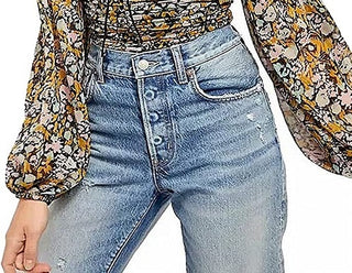 Blusa Mabel com cadarço feminina Free People, preta, tamanho pequeno