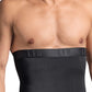 Calcinha Leo Masculina Cintura Extra Alta Modelagem Moderada Preta Tamanho Grande