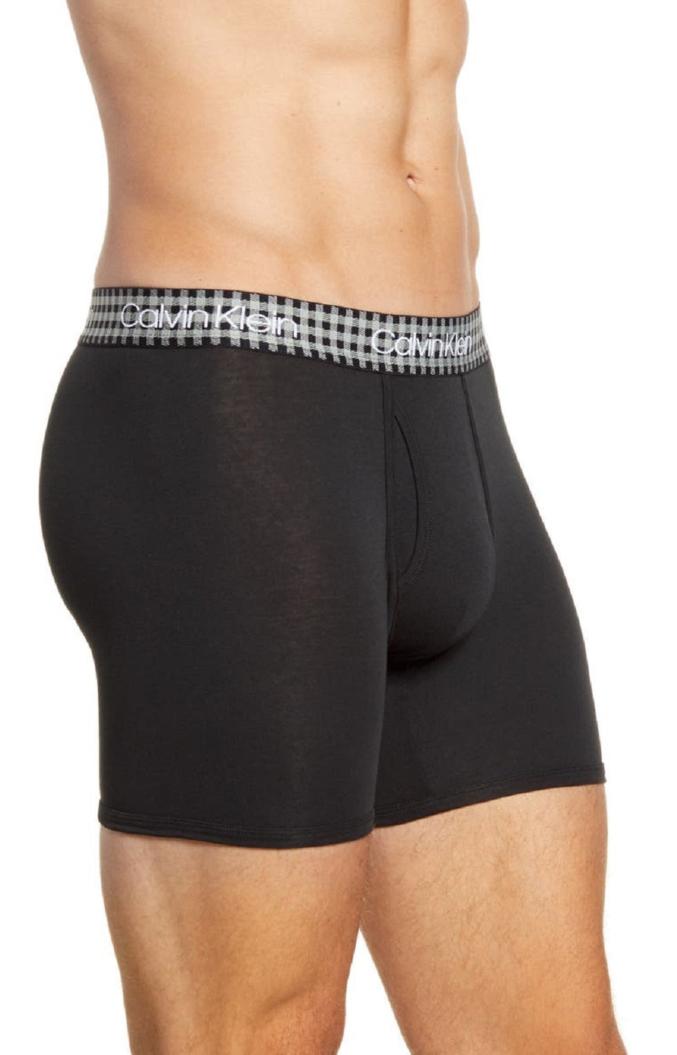 Calvin Klein Masculino Baú Buffalo Check Preto Tamanho Médio