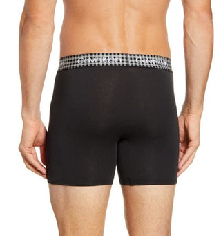 Calvin Klein Masculino Baú Buffalo Check Preto Tamanho Médio