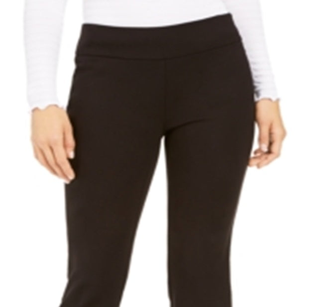 Calça Alfani Feminina com Bainha Metálica Preta Tamanho 4 Petite