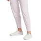 Calça de moletom feminina DKNY Sport Velour com estampa de logotipo, rosa, tamanho pequeno