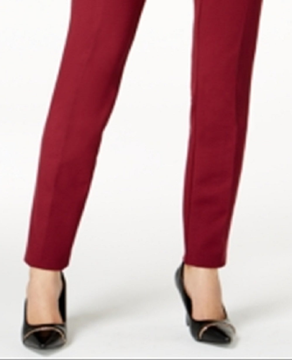 Calça skinny Hollywood feminina Alfani vermelha tamanho 0 pequena