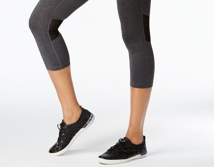 Calça legging curta feminina Calvin Klein preta tamanho X-S