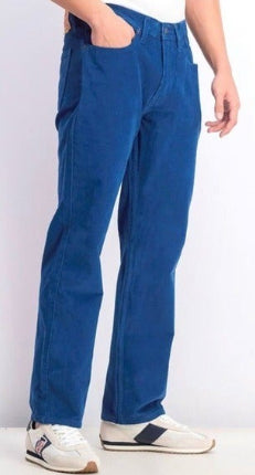 Calça Levi's Masculina de Veludo Cotelê Reto Stretch - Azul - Tamanho 33X30