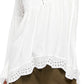 Top Sea of ​​Love Feminino Free People Branco Tamanho Grande