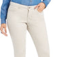 Calça jeans skinny feminina Style &amp; Co Curvy Fit, marrom, tamanho 16