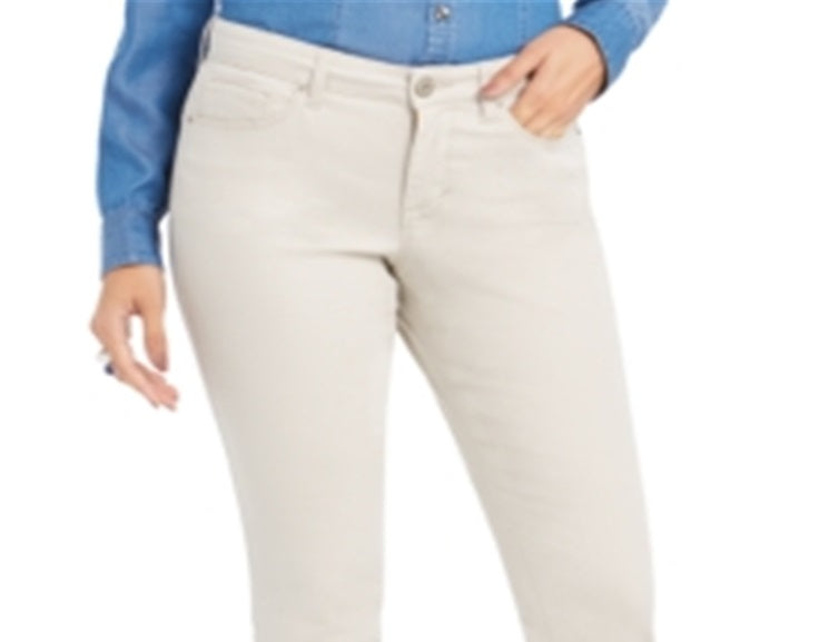 Calça jeans skinny feminina Style &amp; Co Curvy Fit, marrom, tamanho 16