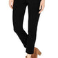 Jeans feminino slim fit de veludo cotelê estilo &amp; co, tamanho 6, preto, tamanho pequeno