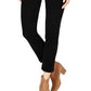 Jeans feminino slim fit de veludo cotelê estilo &amp; co, tamanho 6, preto, tamanho pequeno
