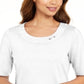 Karen Scott Top Feminino de Algodão com Argola Branco Tamanho P