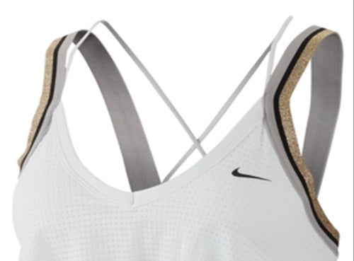Sutiã esportivo Nike Indy Light Support Fitness feminino, branco, tamanho pequeno