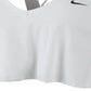Sutiã esportivo Nike Indy Light Support Fitness feminino, branco, tamanho pequeno