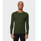 Camisa de gola redonda masculina 32 Degrees, verde, tamanho XL