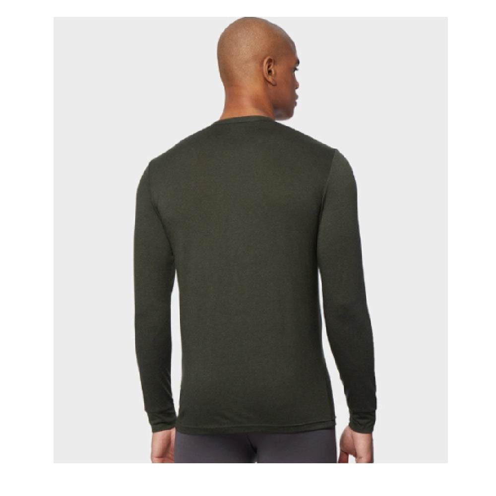 Camisa de gola redonda masculina 32 Degrees, verde, tamanho XL