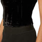 Camiseta regata feminina Trapped in Your Love da Free People, preta, tamanho X-S