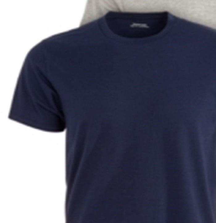 Camiseta Calvin Klein Masculina Gola Redonda Ajuste Clássico Pacote com 3 Azul Tamanho X-G